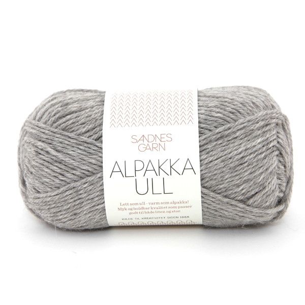 Alpakka Gr&aring;tt
